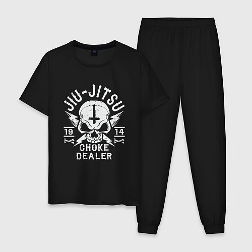 Мужская пижама Jiu Jitsu / Черный – фото 1