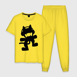 Пижама хлопковая мужская MONSTERCAT, цвет: желтый