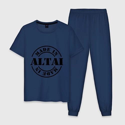 Мужская пижама Made in Altai / Тёмно-синий – фото 1