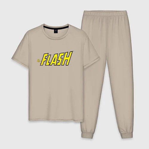 Мужская пижама The Flash / Миндальный – фото 1