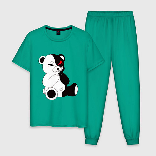 Мужская пижама Monokuma / Зеленый – фото 1