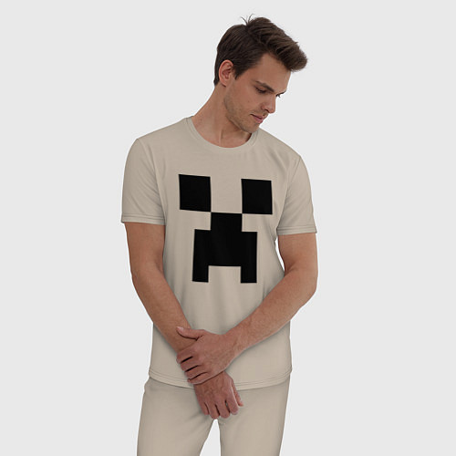 Мужская пижама Minecraft / Миндальный – фото 3