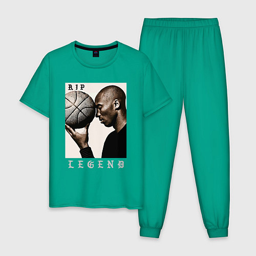 Мужская пижама Kobe - RIP Legend / Зеленый – фото 1