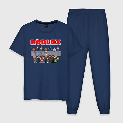 Мужская пижама ROBLOX / Тёмно-синий – фото 1