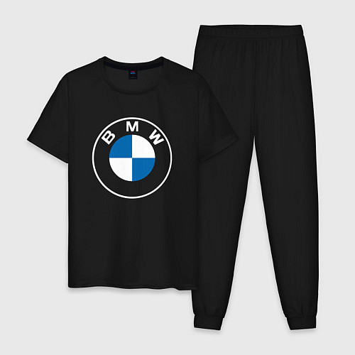 Мужская пижама BMW LOGO 2020 / Черный – фото 1