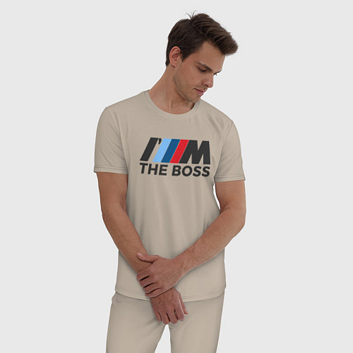 Мужская пижама BMW THE BOSS / Миндальный – фото 3