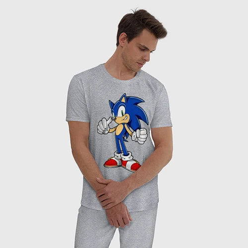 Мужская пижама Sonic / Меланж – фото 3