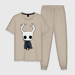 Пижама хлопковая мужская Рыцарь Hollow Knight, цвет: миндальный