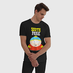 Пижама хлопковая мужская SOUTH PARK, цвет: черный — фото 2