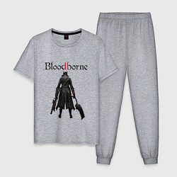 Пижама хлопковая мужская Bloodborne, цвет: меланж