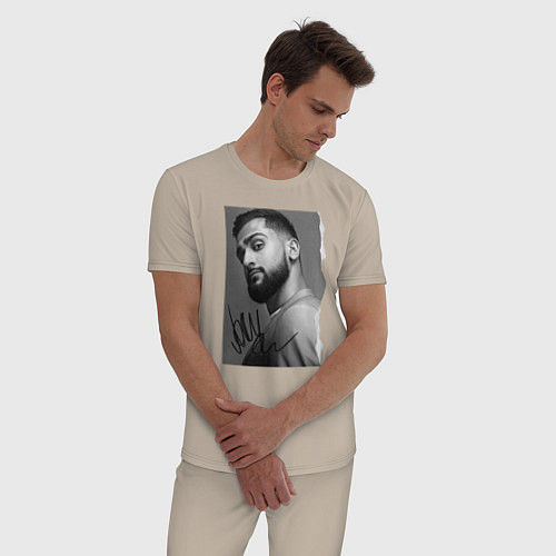 Мужская пижама Jony / Миндальный – фото 3