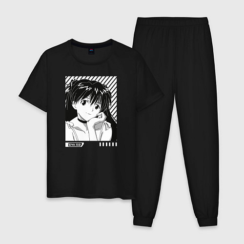 Мужская пижама Аска ева 02 / Черный – фото 1