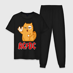 Мужская пижама ACDC rock cat