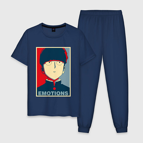 Мужская пижама Mob Emotions Z / Тёмно-синий – фото 1