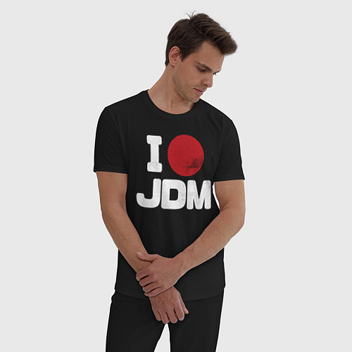 Мужская пижама JDM / Черный – фото 3