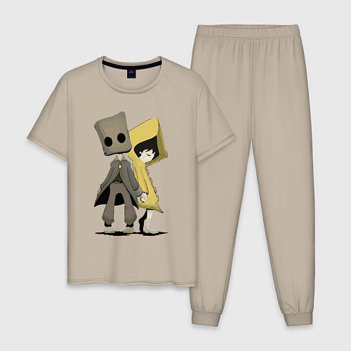 Мужская пижама Little Nightmares / Миндальный – фото 1