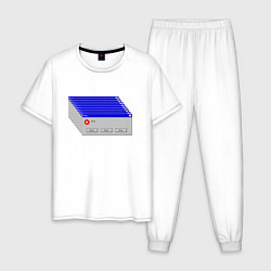 Пижама хлопковая мужская Ошибка Windows 95, цвет: белый