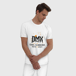 Пижама хлопковая мужская King DMX, цвет: белый — фото 2