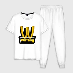 Пижама хлопковая мужская W - Wu-Tang, цвет: белый