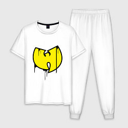 Пижама хлопковая мужская Wu-Tang - Shaolin, цвет: белый