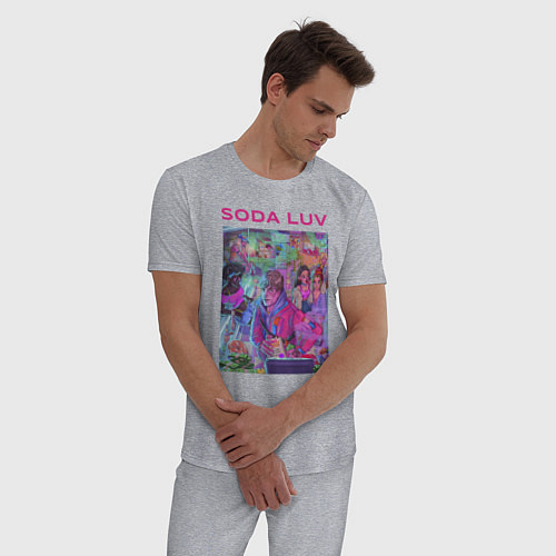 Мужская пижама SODA LUV / Меланж – фото 3