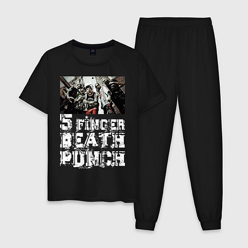 Мужская пижама Five Finger Death Punch / Черный – фото 1