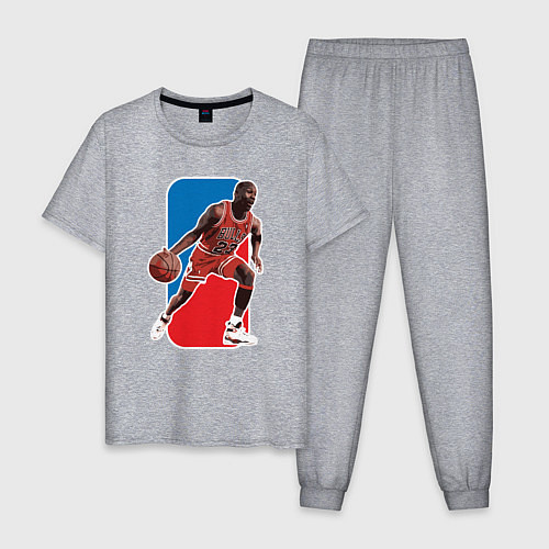 Мужская пижама NBA - Jordan / Меланж – фото 1