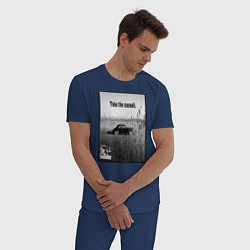 Пижама хлопковая мужская Дон Вито Корлеоне, цвет: тёмно-синий — фото 2
