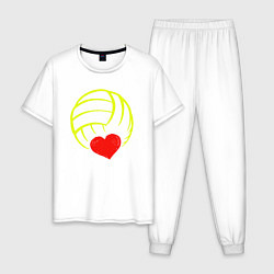 Мужская пижама Volleyball Heart