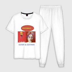 Мужская пижама Ленин и Леннон
