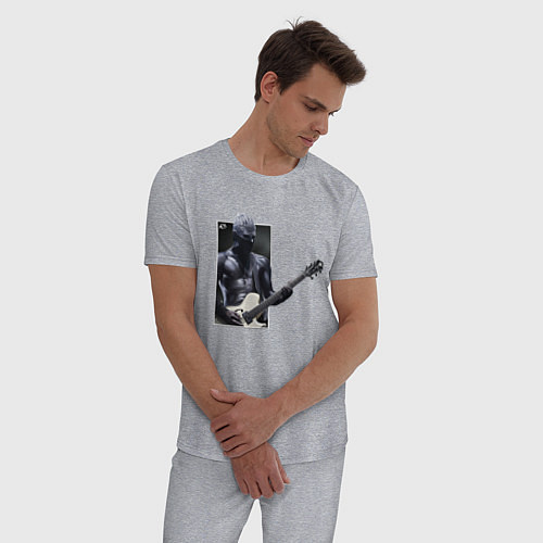 Мужская пижама Уэс / Меланж – фото 3