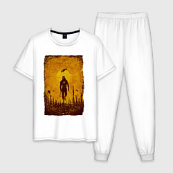 Пижама хлопковая мужская FREEMAN HALF-LIFE 2 Z, цвет: белый