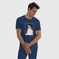Пижама хлопковая мужская БАДЖИ ТОКИЙСКИЕ МСТИТЕЛИ, цвет: тёмно-синий — фото 2