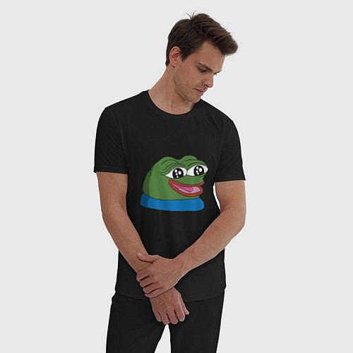 Мужская пижама Pepe happy Пепе хеппи / Черный – фото 3