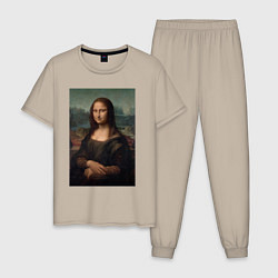 Мужская пижама Леонардо да Винчи Мона Лиза дель Джокондо 1503-150