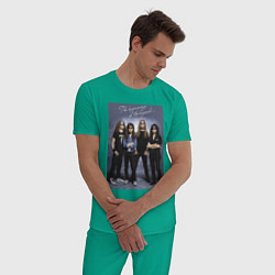 Пижама хлопковая мужская Ты помнишь, как всё начиналось?, цвет: зеленый — фото 2