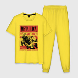 Мужская пижама Metallica - Iowa speedway playbill
