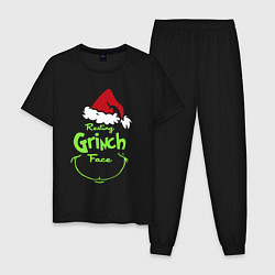 Мужская пижама Resting Grinch Face