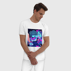 Пижама хлопковая мужская Deltarune Vol 5, цвет: белый — фото 2