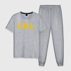 Мужская пижама FBI Женского тела инспектор