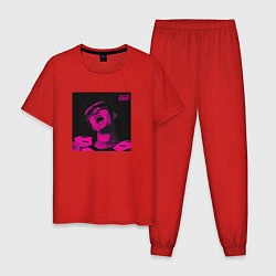 Пижама хлопковая мужская GONE Fludd DIGITAL FANTAZY, цвет: красный