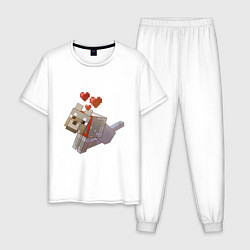 Мужская пижама Майнкрафт - милая собачка