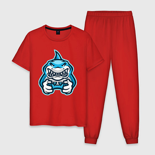 Мужская пижама Shark player / Красный – фото 1