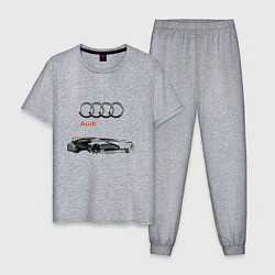 Пижама хлопковая мужская Audi Concept Sketch, цвет: меланж