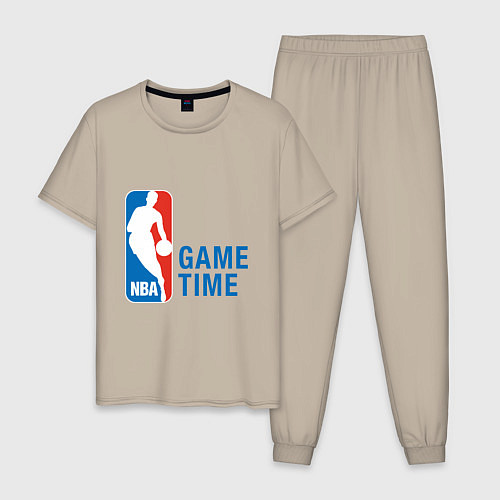 Мужская пижама NBA Game Time / Миндальный – фото 1