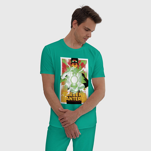 Мужская пижама GREEN LANTERN Hal Jordan / Зеленый – фото 3