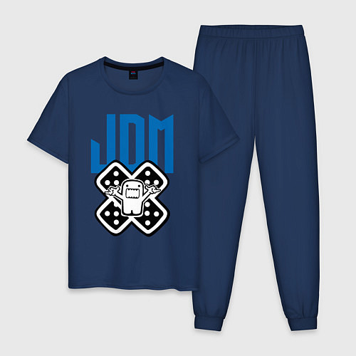 Мужская пижама JDM Japan Hero / Тёмно-синий – фото 1