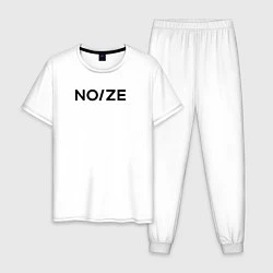 Пижама хлопковая мужская Noze, цвет: белый