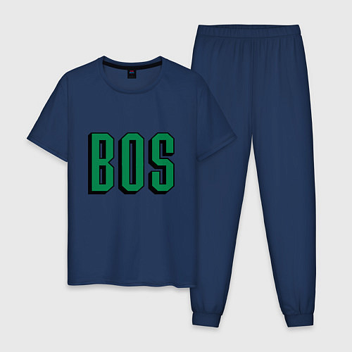 Мужская пижама BOS - Boston / Тёмно-синий – фото 1