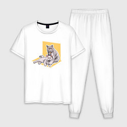 Мужская пижама Британская кошка Кошки